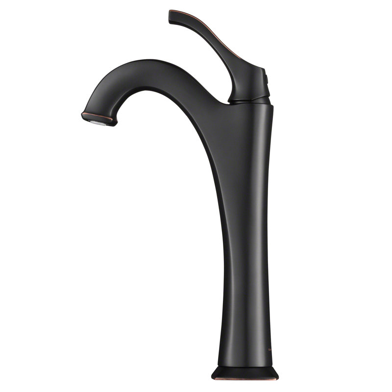 Robinet pour vasque de salle de bain avec bonde Arlo, Bronze huilé