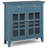 Acadian 36"W Solid Wood 2-Shelf Entryway Storage Cabinet with Glass Doors and 2 Drawers-2021736297