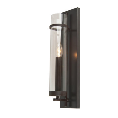 Plafonnier encastré 1 lumière brun foncé