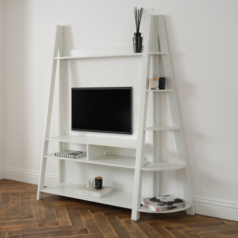TIVA LADDER MEDIA TV UNIT, White