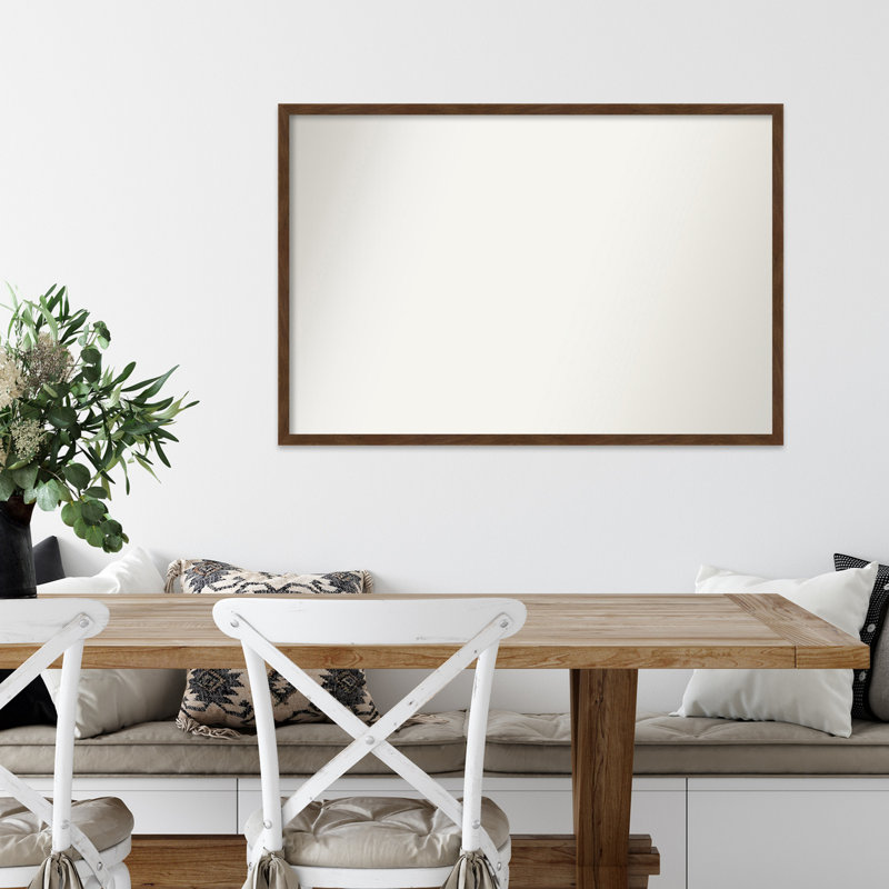 Wood Flat Wall Mirror, 25" x 37", Blonde