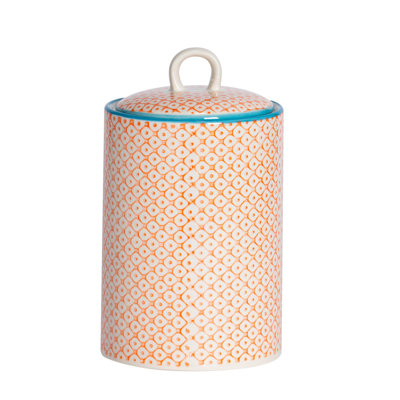 Nicola Spring - Hand-Printed Kitchen Canister