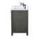 Ajiya 72" Double Bathroom Vanity Set