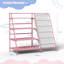 80cm H x 90cm W Metal Bookcase-1249504150
