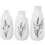 Ensemble de 3 vases de table en céramique Winterstown