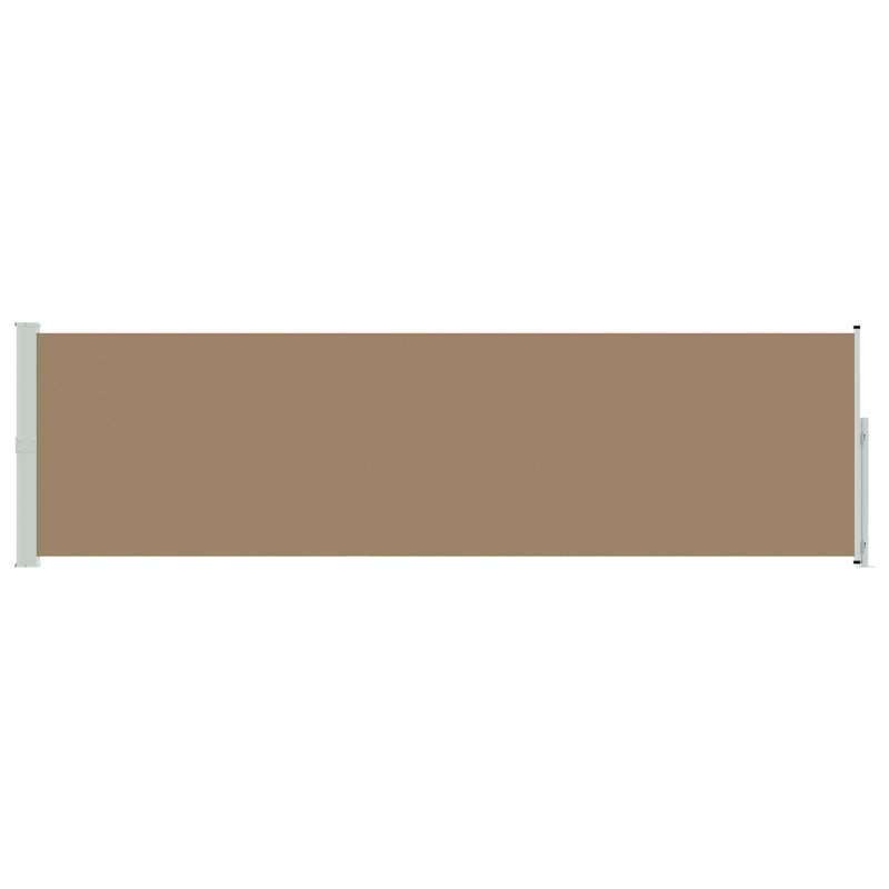 VidaXL Polyester Cover Retractable Patio Awning, 300cm W x 120cm D, Taupe