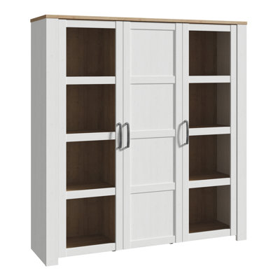 Akenzie Glass 151.1 cm W Display Cabinet