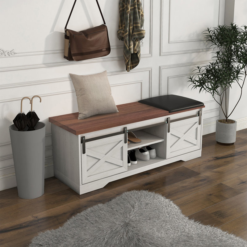 4 Pair Shoe Storage Bench