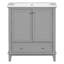 Meuble-lavabo moderne multifonctionnel avec lavabo et tiroir-102526697