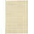 Cream Modern Solid 4x6 Indo-Gabbeh Oriental Rug