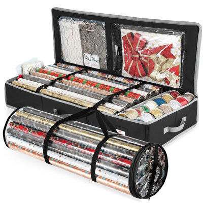Deluxe Christmas Gift Wrapping Storage