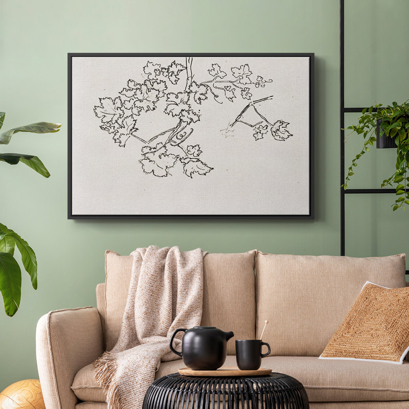 "Croquis rétro-X III" sur toile, H 25 po x l 37 po, Noir