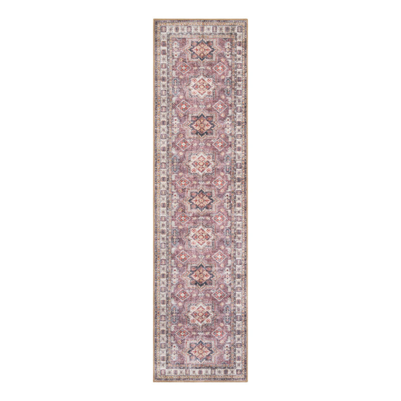 Mudgette Performance Chenille Floral Indoor Rug, Runner 2'7" x 10'