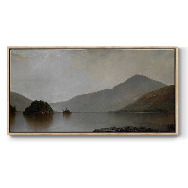 Série paysage - MCxxi - Toile tendue avec châssis encadré - Prêt à être accroché, H 21 po x l 41 po, Naturel