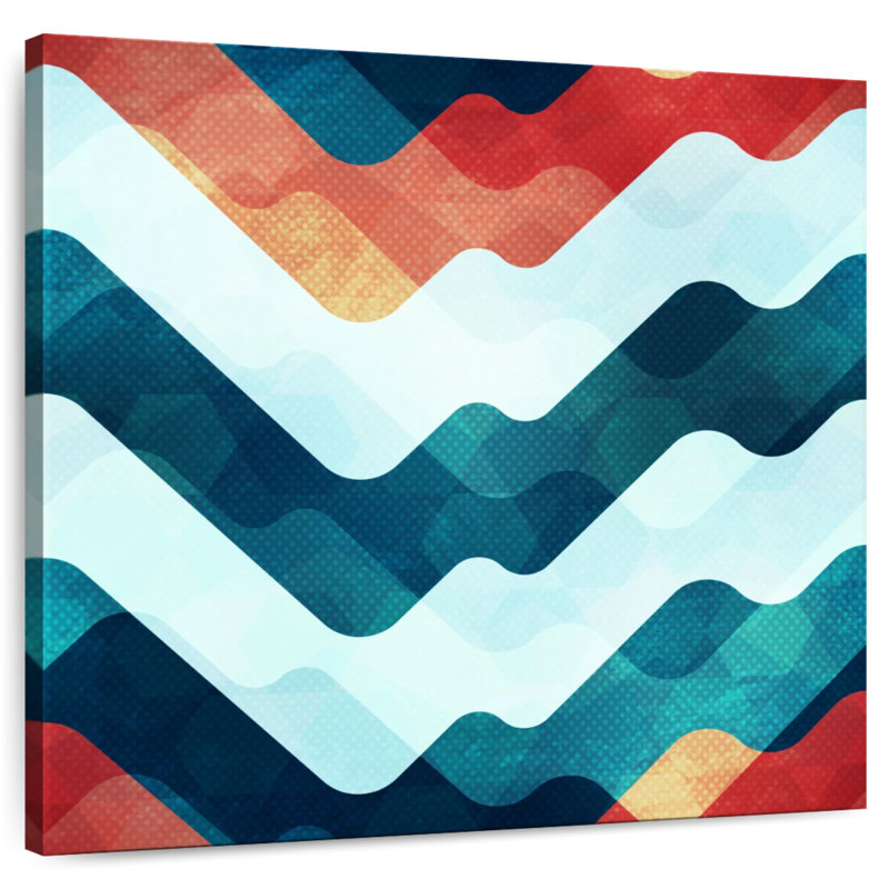 Wavy Digital Avery, 16" H x 16" W