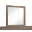 Miroir Bridgevine Home, aucun assemblage requis, finition noyer sablé