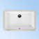 LACAVA Libera 14.25'' Porcelain Rectangular Bathroom Sink with Overflow