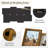 Picture Frame Collage Wall Decor - 8 Opening 4x6 Multi Photo Display-1792511766