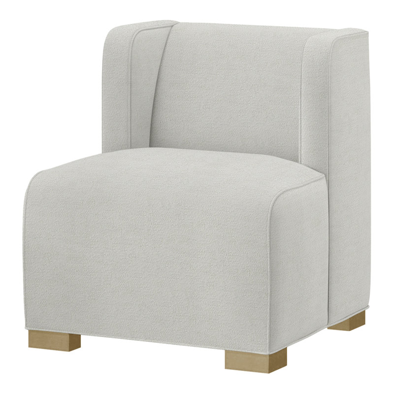 Fauteuil de chambre Joan, Dune, Merino Pearl (tissu performance) 1360-91