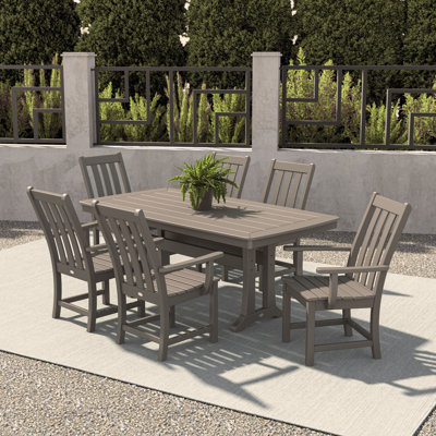 Vineyard 7-Piece Arm Chair Dining Set
