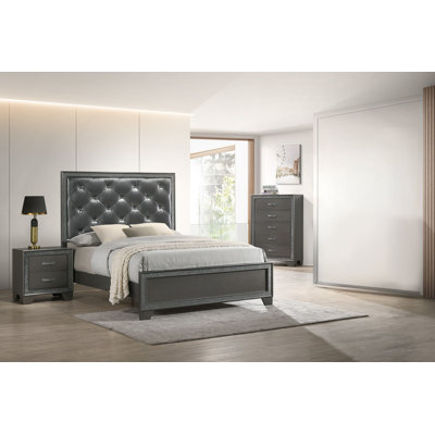 Maressa 4-2_Ardelle Upholstered Panel Bedroom Set