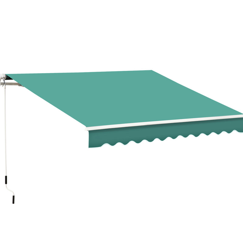Auvent 13 'x 8' pour terrasse, manivelle et eau