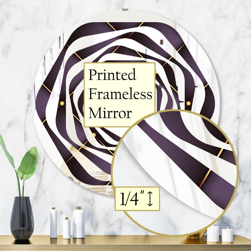 Miroir mural Hexagon Star Diamond I, 31,5 po x 31,5 po