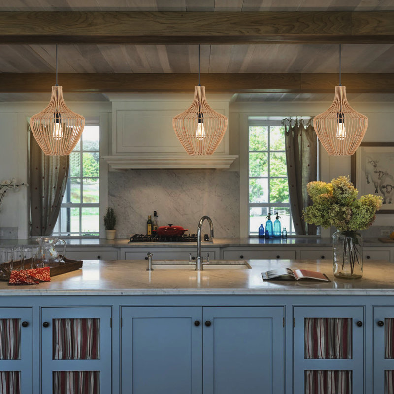 Yerres 1 - Light Brown Single Pendant