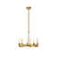 Lustre géométrique à 8 lumières de style bougie Donnell-23119846-23119848