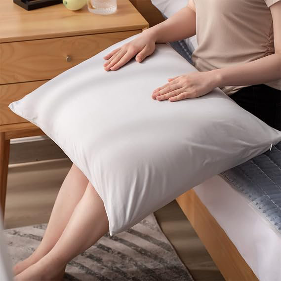 Plain, Queen Pillowcase, Grey