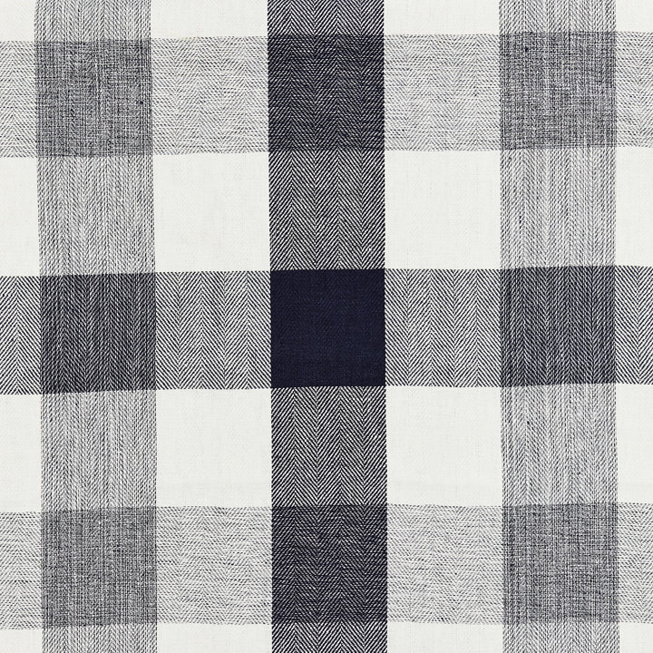 Tissu écossais en lin Chatham Westport, Bleu marine