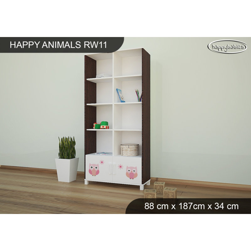 187cm H X 88cm W Animals Kids Cube, Wenge Chestnut