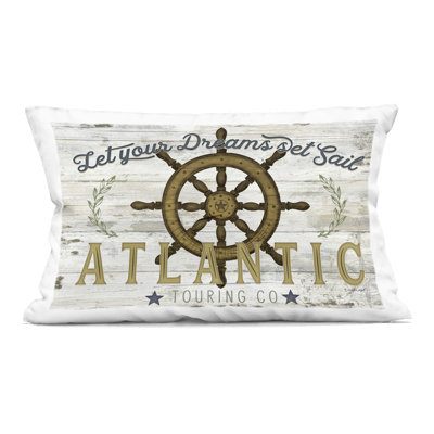 Coussin décoratif Let Let Dreams Set Sail, imprimé par Jennifer Pugh