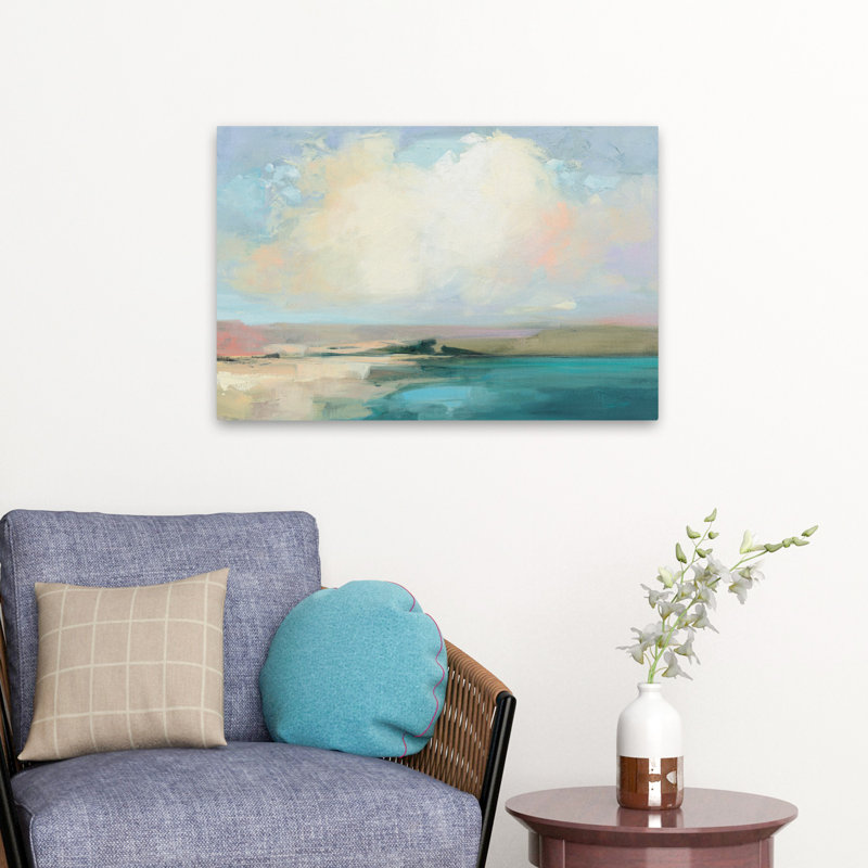 Coastal Sky Crop Coastal Blue Beach Beache, H 24 po x l 16 po