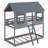 Bunk Bed With Roof, Window, Guardrail, Ladder-2063188065