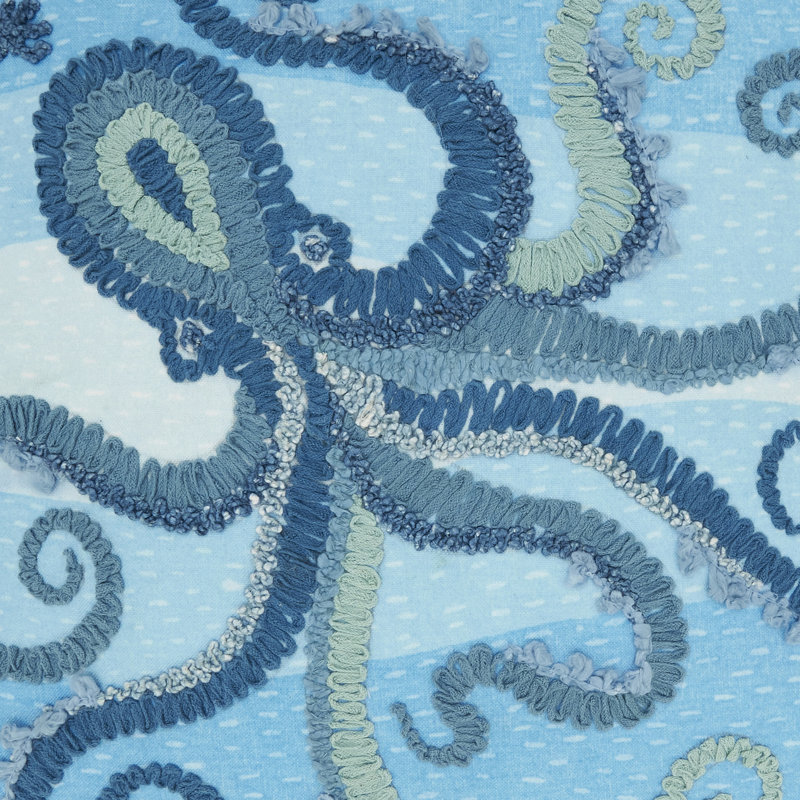 Coussin d'extérieur brodé, Sans insert de coussin