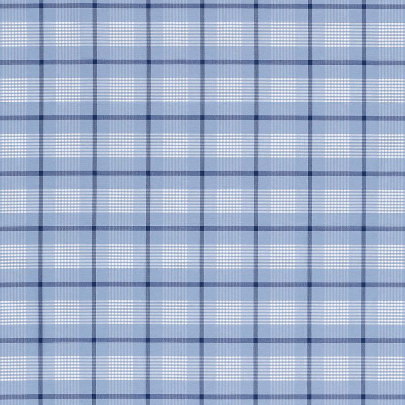 St. Lucia Plaid Fabric, Blue
