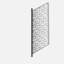 Paravent en plastique noir Screen Series Parilla