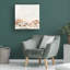 Art mural sur toile tendue - June Erica Vess, art mural «Sables liquides I» pour le salon, la chambre à coucher ou le bureau - 18 x 18