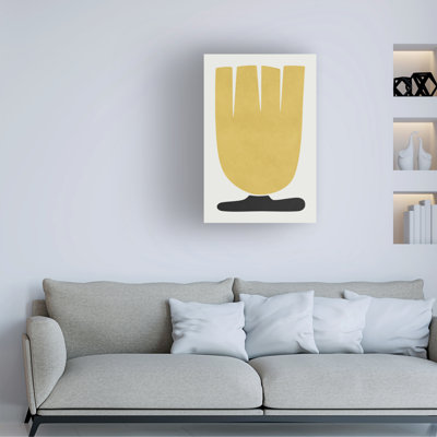 Bolog Amini54 Yellow Tulip Flower Canvas Art