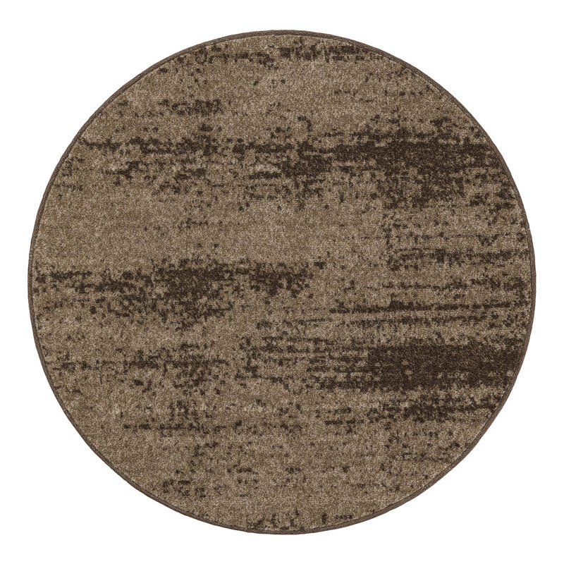 Tapis brun Arendtsville, Rond 4 pi 1 po