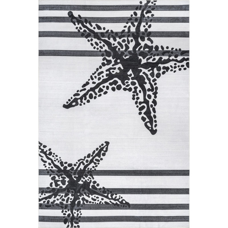 Tapis lavable à la machine Starfish SpinClean, Rectangle de 5 pi x 8 pi