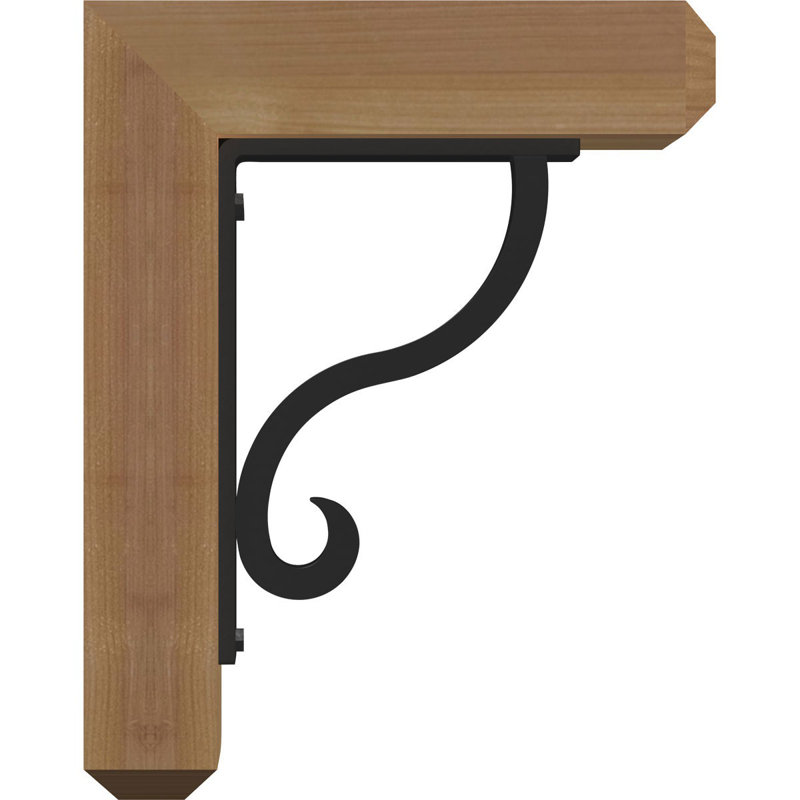 Support l 3 3 po x P 18 po x H 20 po Ashford Craftsman Ironcrest lisse, cèdre rouge de l'Ouest (support 2 po x l 10 po x P 12 po)