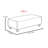Nicolle Darla Ocean Cocktail Ottoman-2091333318
