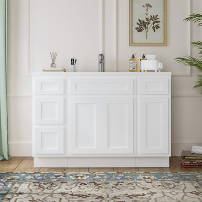 Base de meuble-lavabo simple 48 po seulement