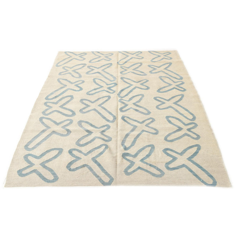 Tapis ivoire carré 6 pi 6 pi