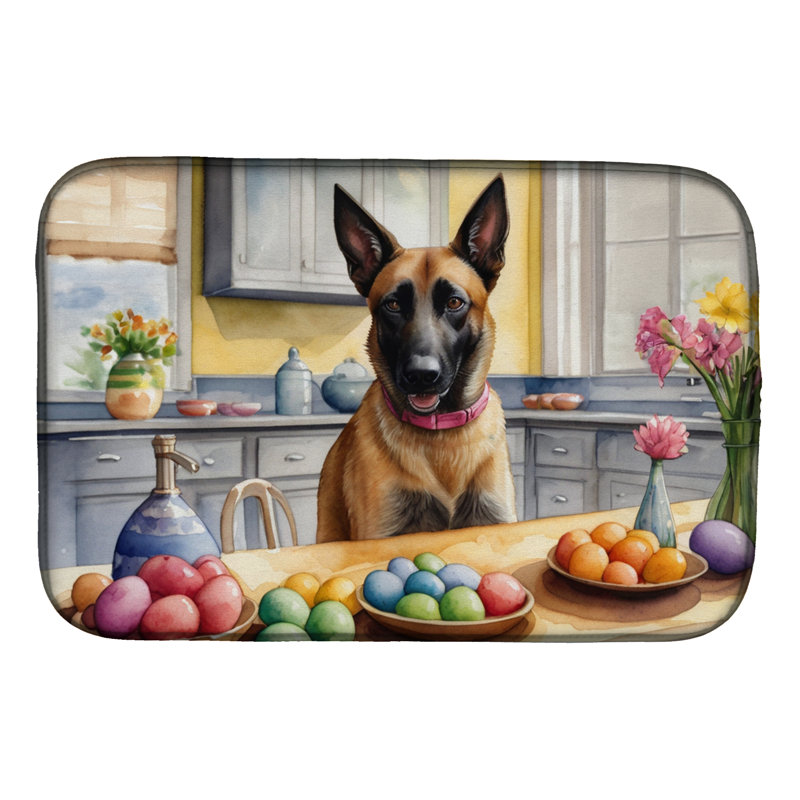 Tapis de vaisselle de décoration belge Malinois