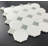Thassos White Marble with Ming Green Clover Novelty Wall and Floor Tile