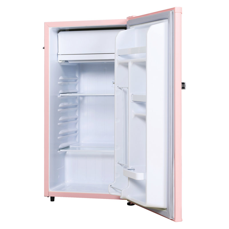 Frigidaire® 3.2-cu. ft. 65-Watt Retro Bar Fridge with Side Bottle Opener, Pink, Pink