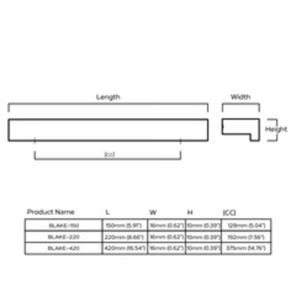 Dimensions du produit